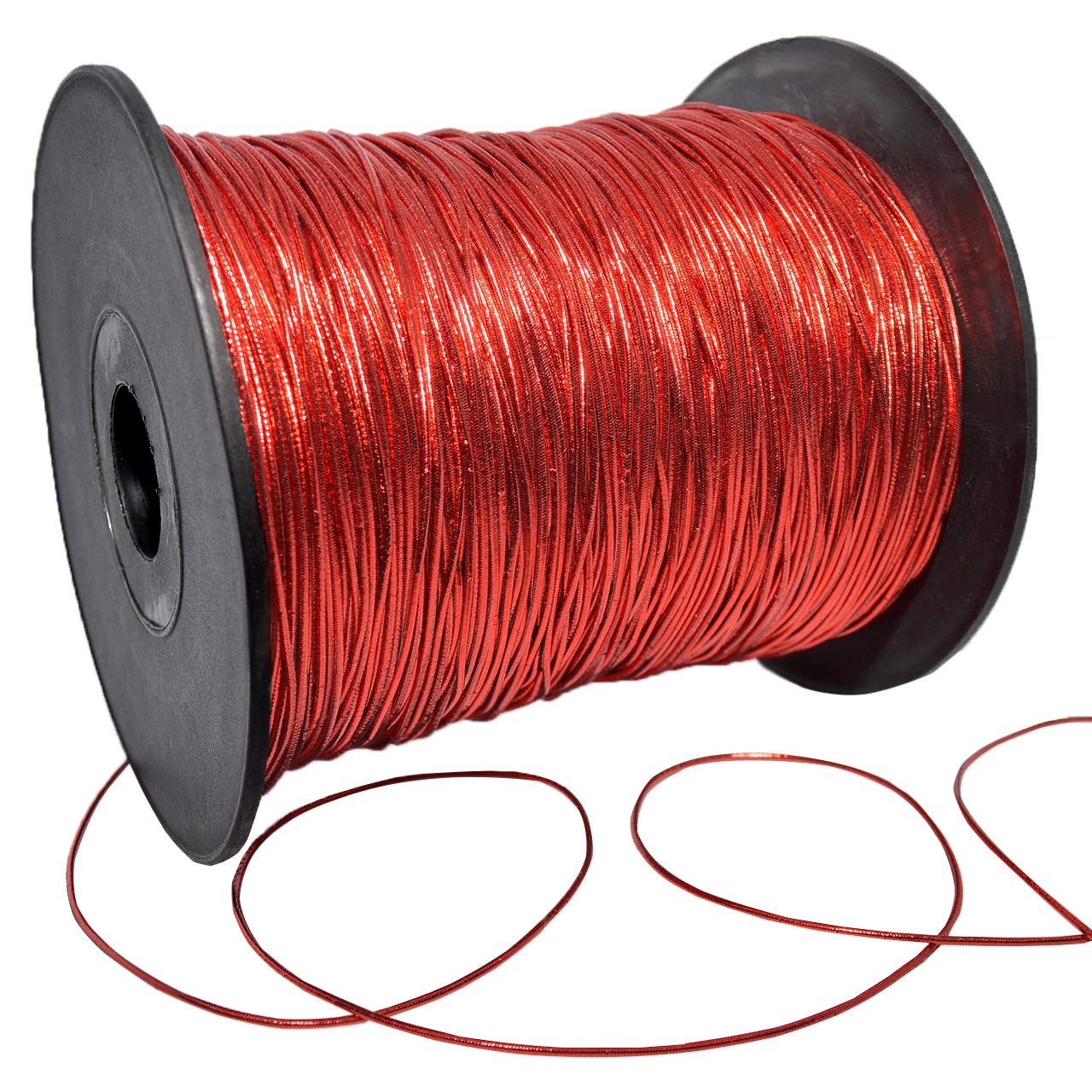 Ruban rouge métallique Morex Ribbon, l'excellence pour vos décors