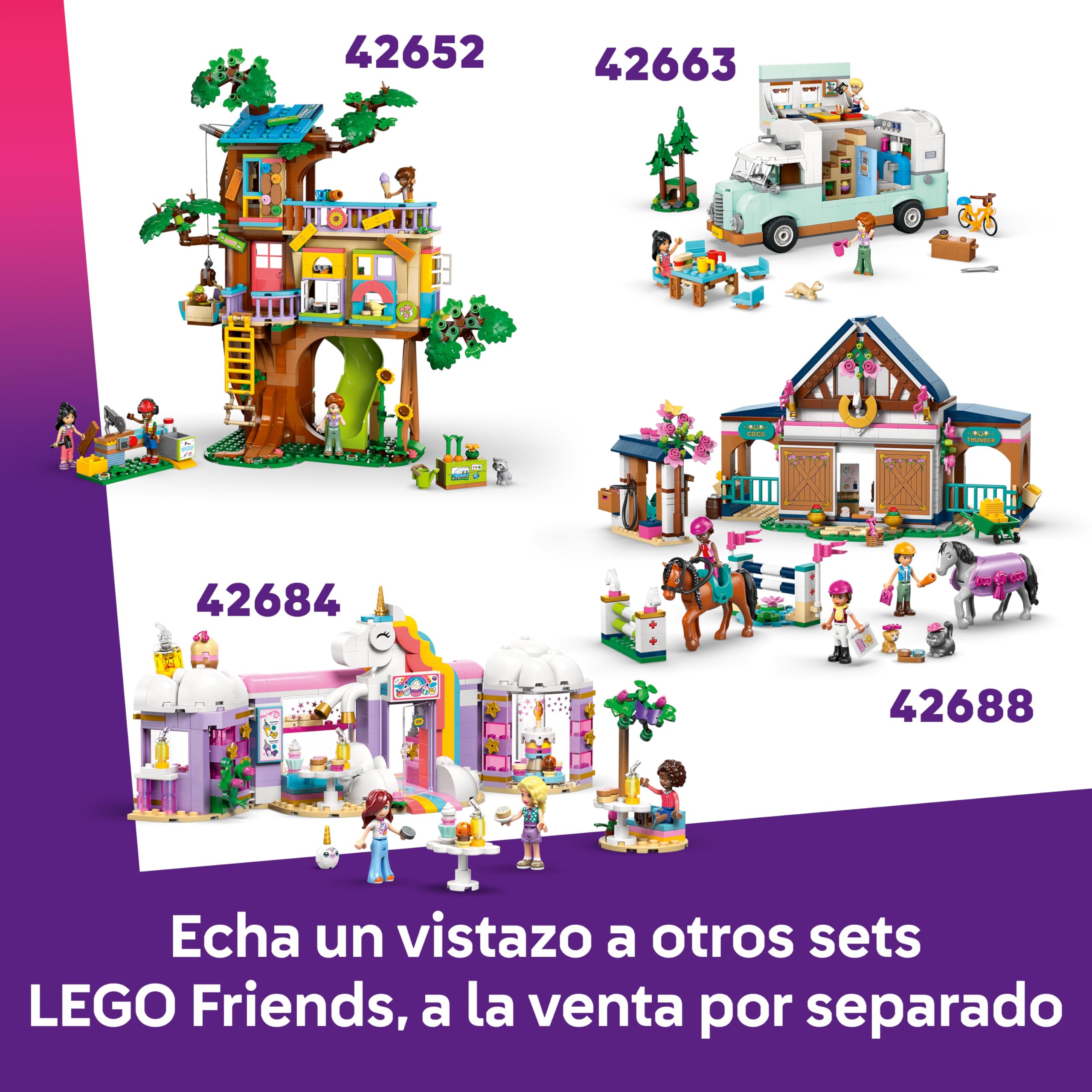 LEGO Friends Casa Familiar de Liann de Juguete - Set en Miniatura con Jardín, 4 Mini Muñecas, Figuras de Animales Inc. Ajolote y Gecko - Regalo de Cumpleaños para Niñas de 7+ Años - 42687