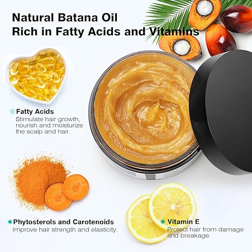 Miniatura 3 de Aceite de batana crudo para el crecimiento del cabello, aceite de batana sin refinar Dr. Sebi de Honduras, previene la pérdida de cabello,