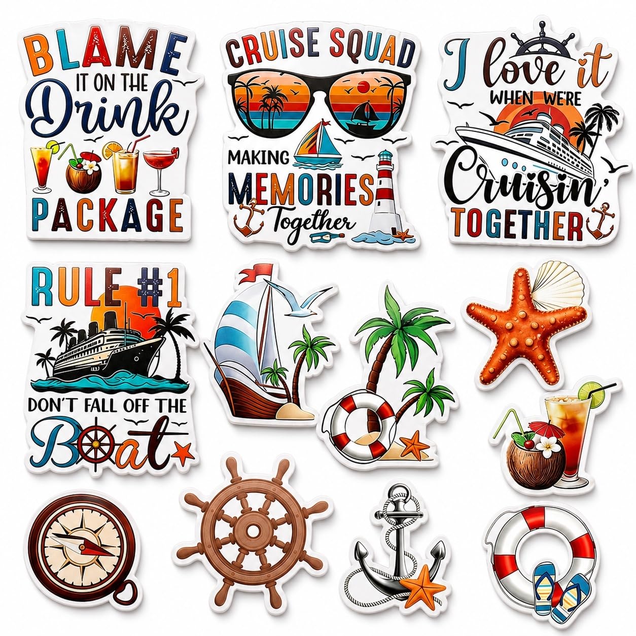 Décorations magnétiques de croisière pour repérer votre porte de cabine en vacances