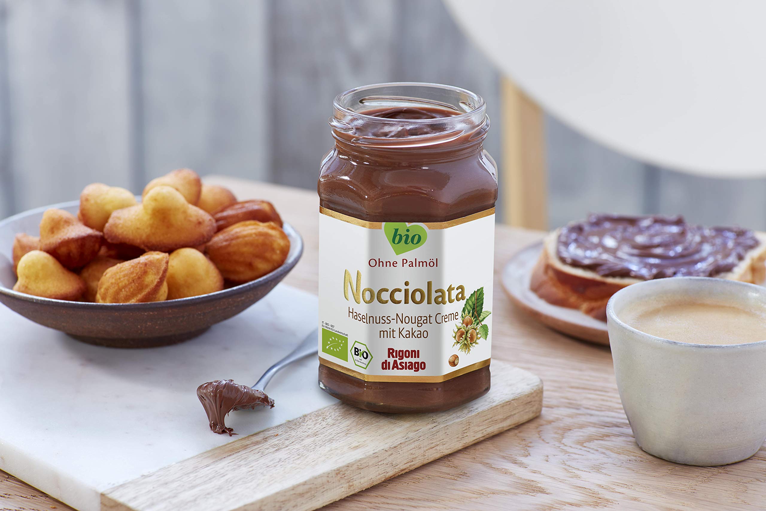Rigoni di Asiago - Nocciolata - 6x 700g | Nuss Nougat Creme | Haselnusscreme ohne Palmöl | Nuss Nougat Creme ohne Palmöl | Brotaufstrich