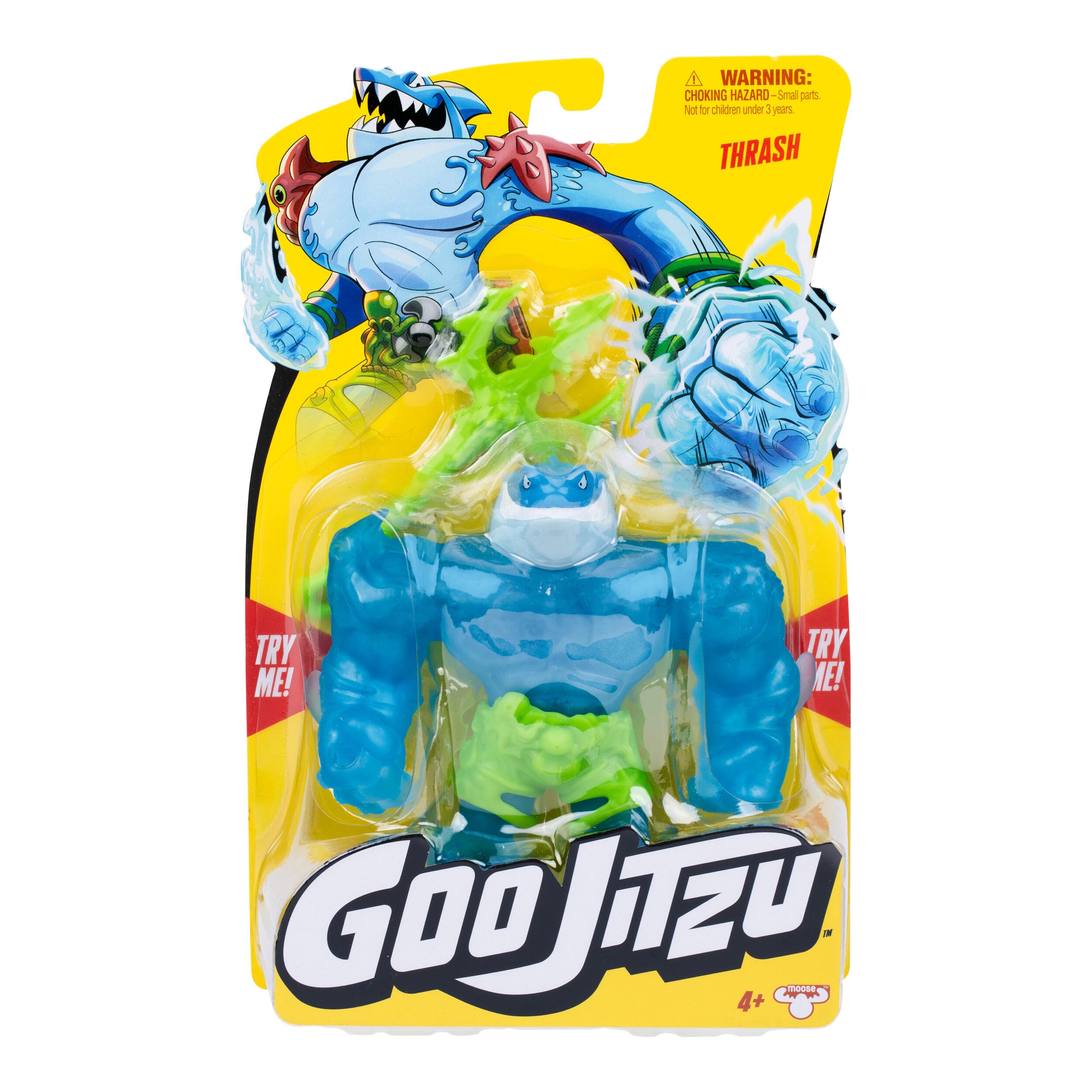 Amazon.com: Goo Jitzu, Stretchy Collectible Action Figure - Thrash