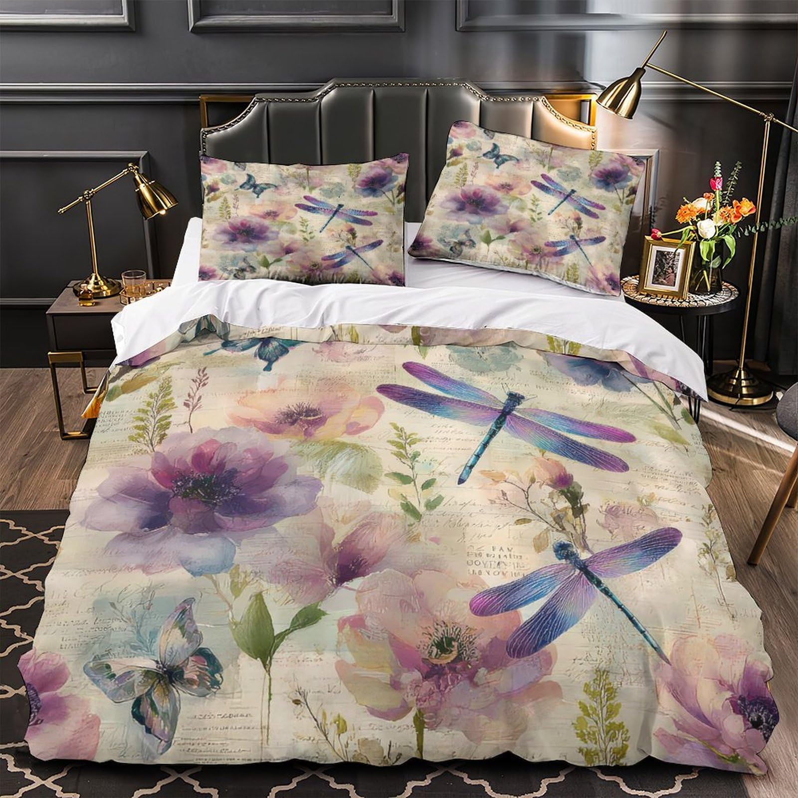 Housse de couette calèche ancienne pour créer une chambre romantique