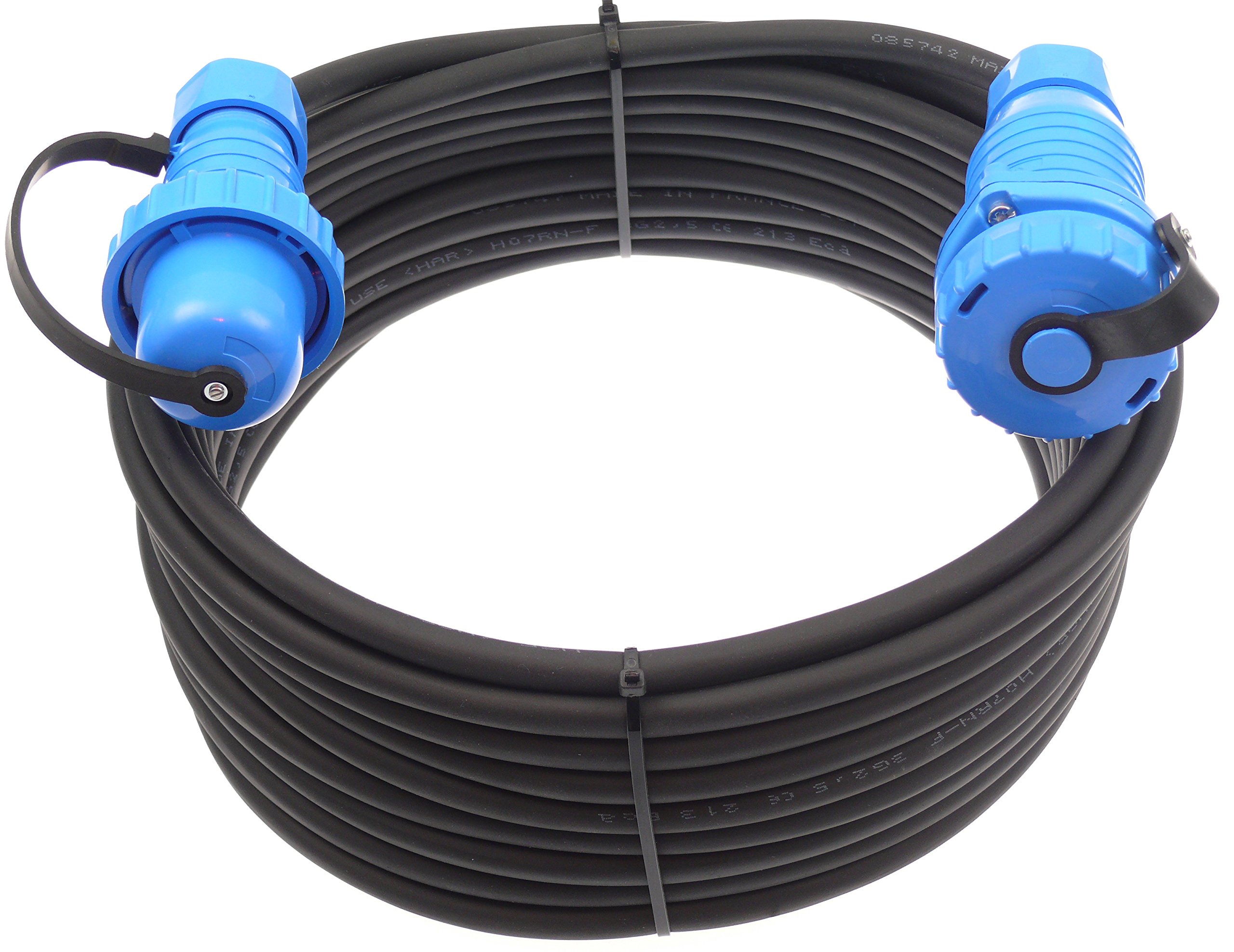 Schuko Verlängerungskabel Druckwasserdicht H07RN-F 3G2,5 3x2,5 IP68 20m
