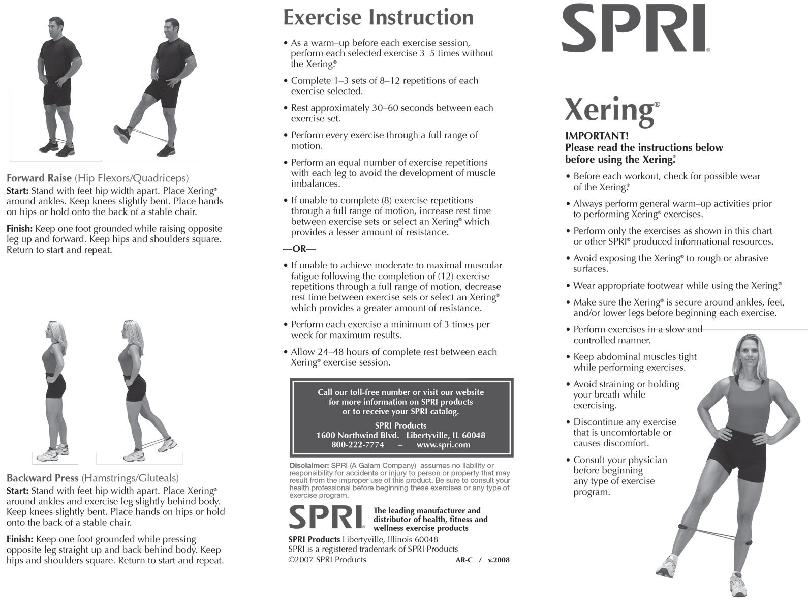 SPRI Xering - Cordoncini per Esercizi (Tutti i Cinturini Venduti separatamente)