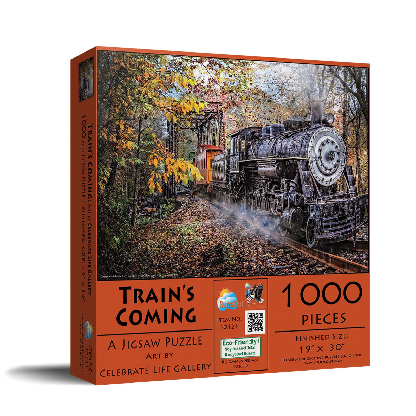 Amazon.co.jp: Sunsout 2019 Train's Coming 1000ピース 列車