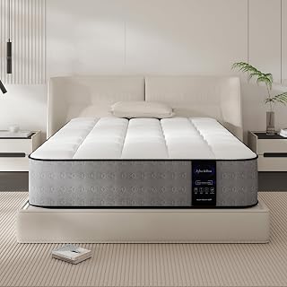 Twin Mattress, 8 inch Hybrid Cool Memory Foam Twin Size Mattress in a Box | LETMOON Cooling Gel Memory Foam with Pocketed Springs, Luxury Twin Bed Mattress, Colchones Twin, CertiPUR-US