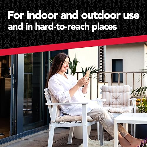 Miniatura 5 de Raid Spray matador de hormigas y cucarachas de máxima protección perimetral, evita insectos matando hasta 18 meses, uso en interiores y exteriores,