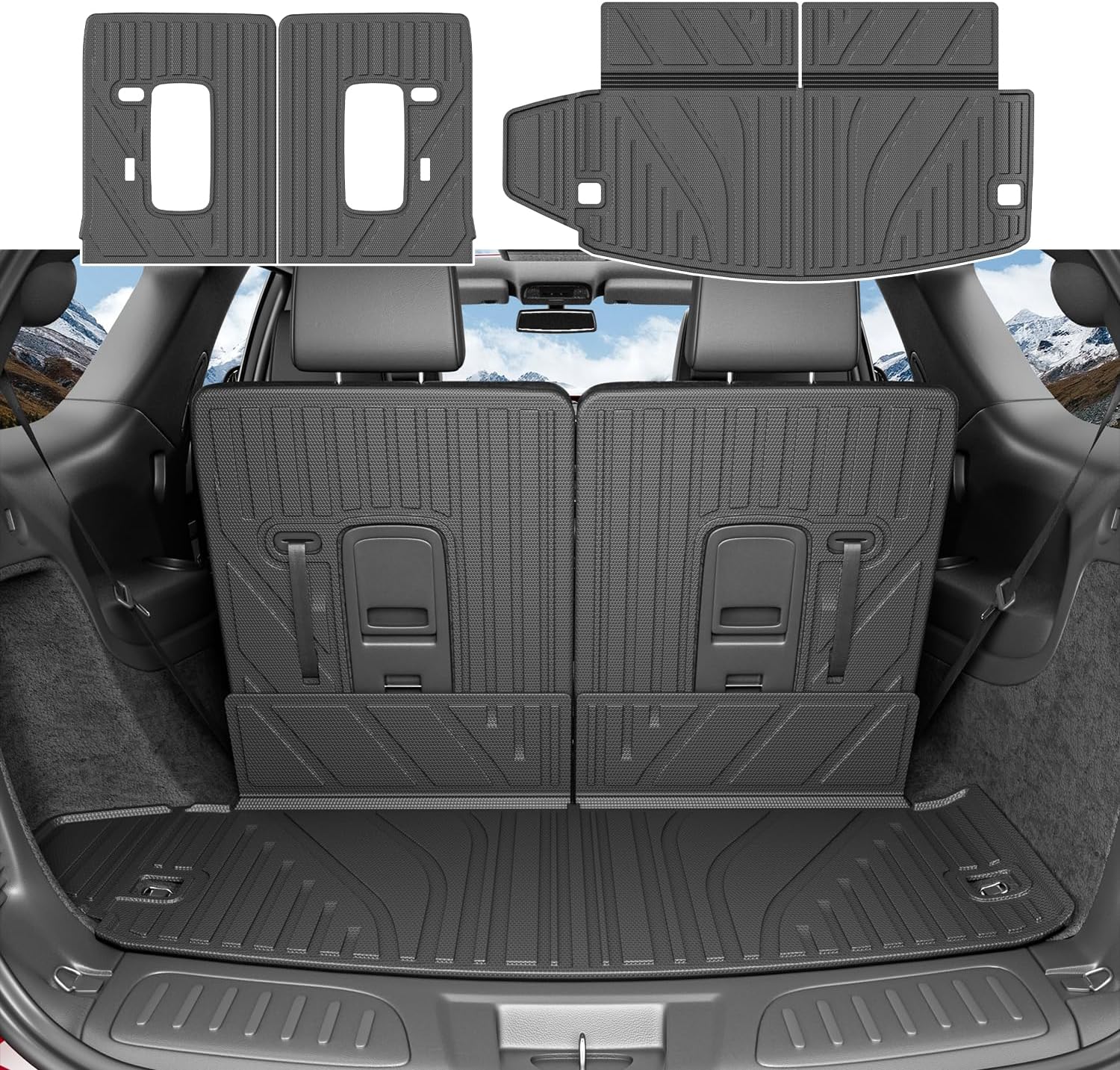 xipoqix Cargo Mat Compatible with 20162025 Dodge Durango