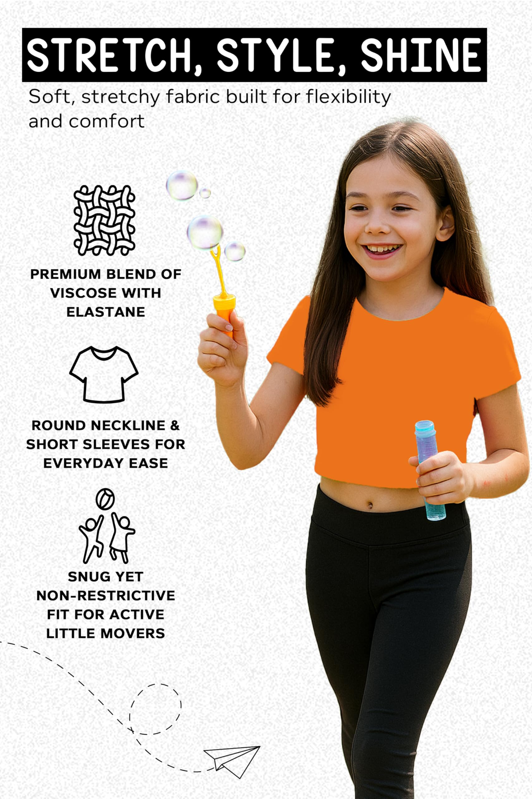Re Tech UK Justaucorps/body pour fille - gymnastique/ballet/danse/fête - manches longues/col rond