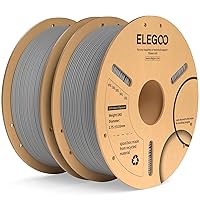 Vista 30 de ELEGOO - Filamento de ácido poliláctico PLA Plus de 1/16", negro, 8.82 libras, resistente y duradero, precisión dimensional +/- 0.02 mm, paquete