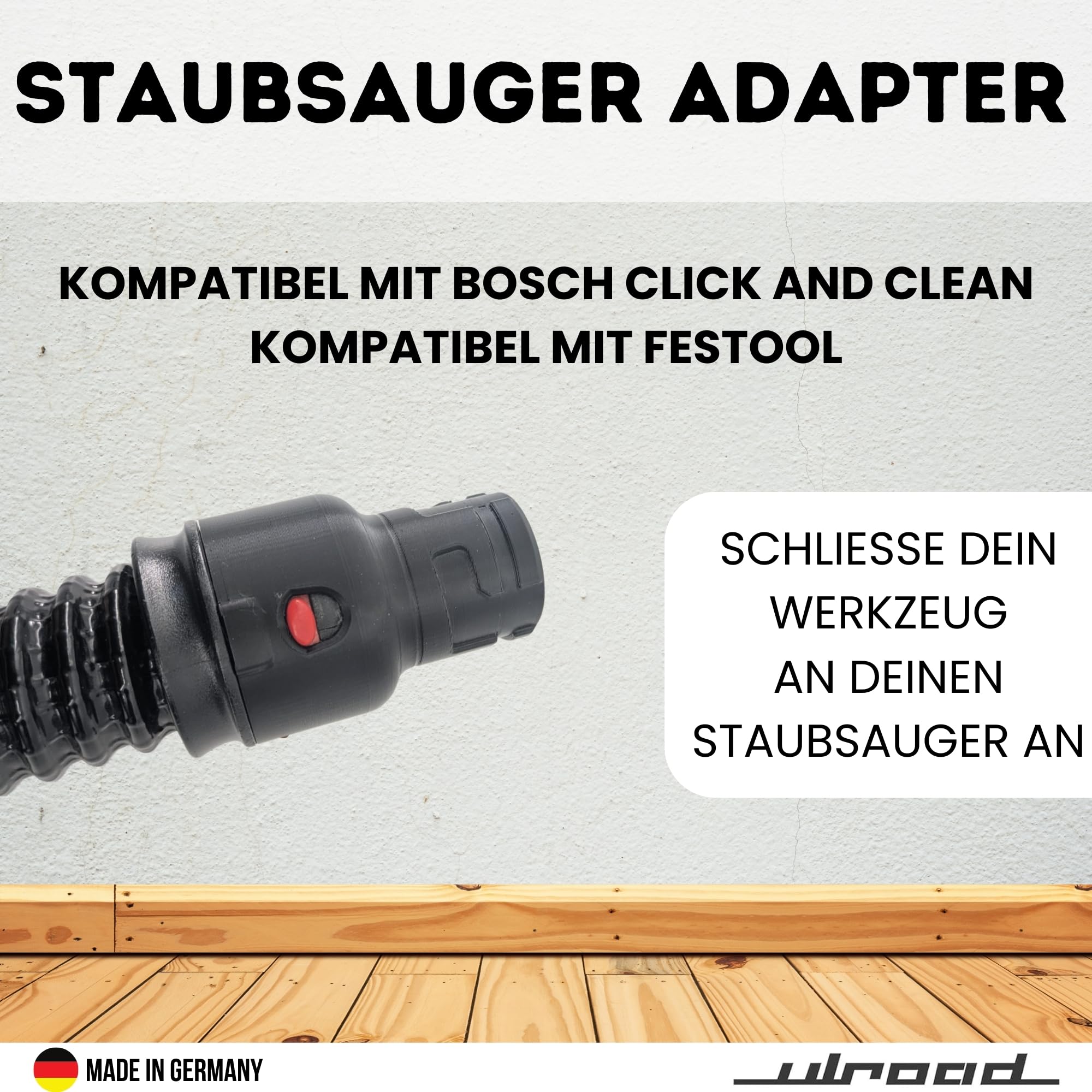 Compatible avec Bosch Click and Clean - Adaptateur pour scie Festool D27 - Ponceuse excentrique - Accessoire d'aspiration C35