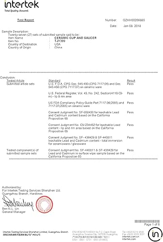 Miniatura 3 de Coffeezone - Taza y platillo de latte, 3 capacidades, para café latte, capuchino y café expreso doble, porcelana de hueso, para cafetería y barista