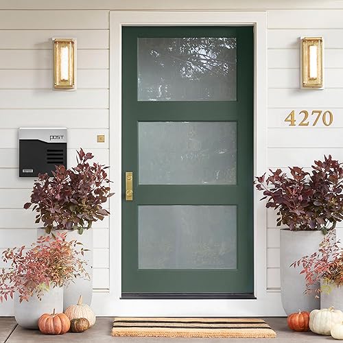 Miniatura 3 de Buzón de acero con cerradura montado en la pared al aire libre en blanconegro, caja colgante grande con diseño de soporte de periódico, modelo MD24