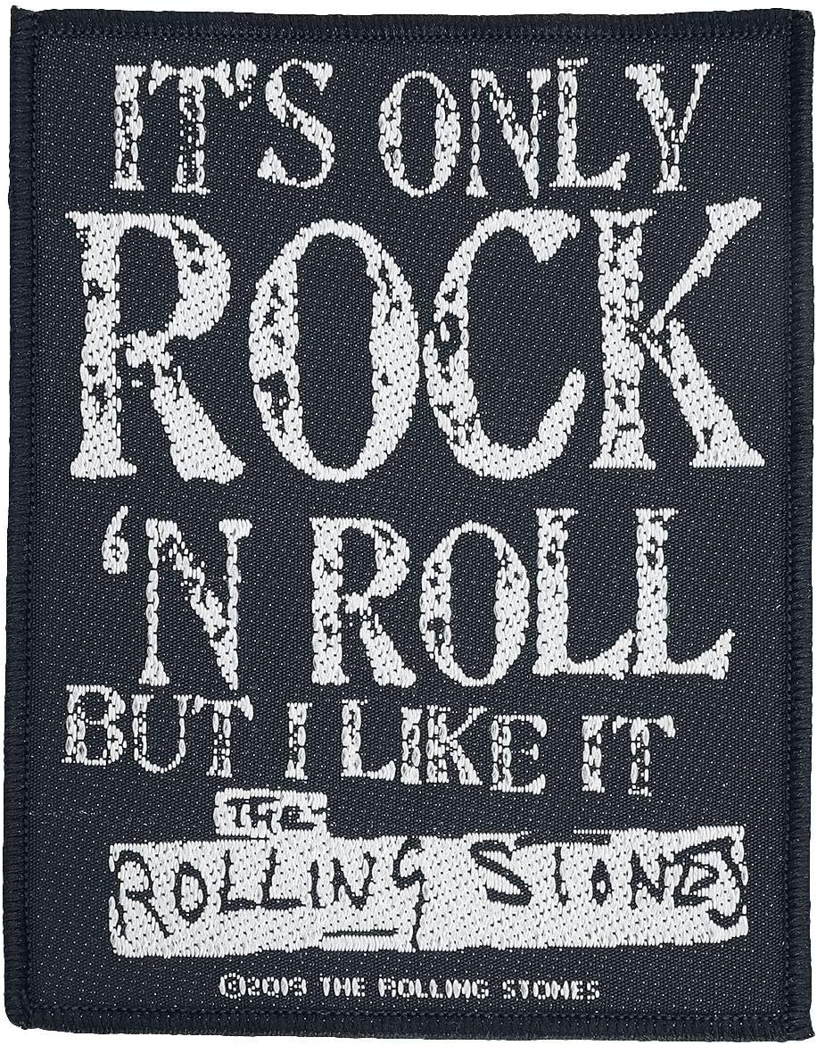 The Rolling Stones It's Only Rock N Roll Unisex Patch multicolour, 100% polyester,