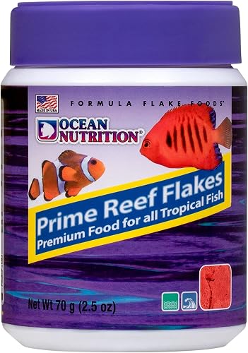 Ocean Nutrition Prime Reef Flakes 2.5-Ounces (70 Grams) Jar
