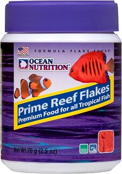 Ocean Nutrition Prime Reef Flakes 2.5-Ounces 70 Grams Jar