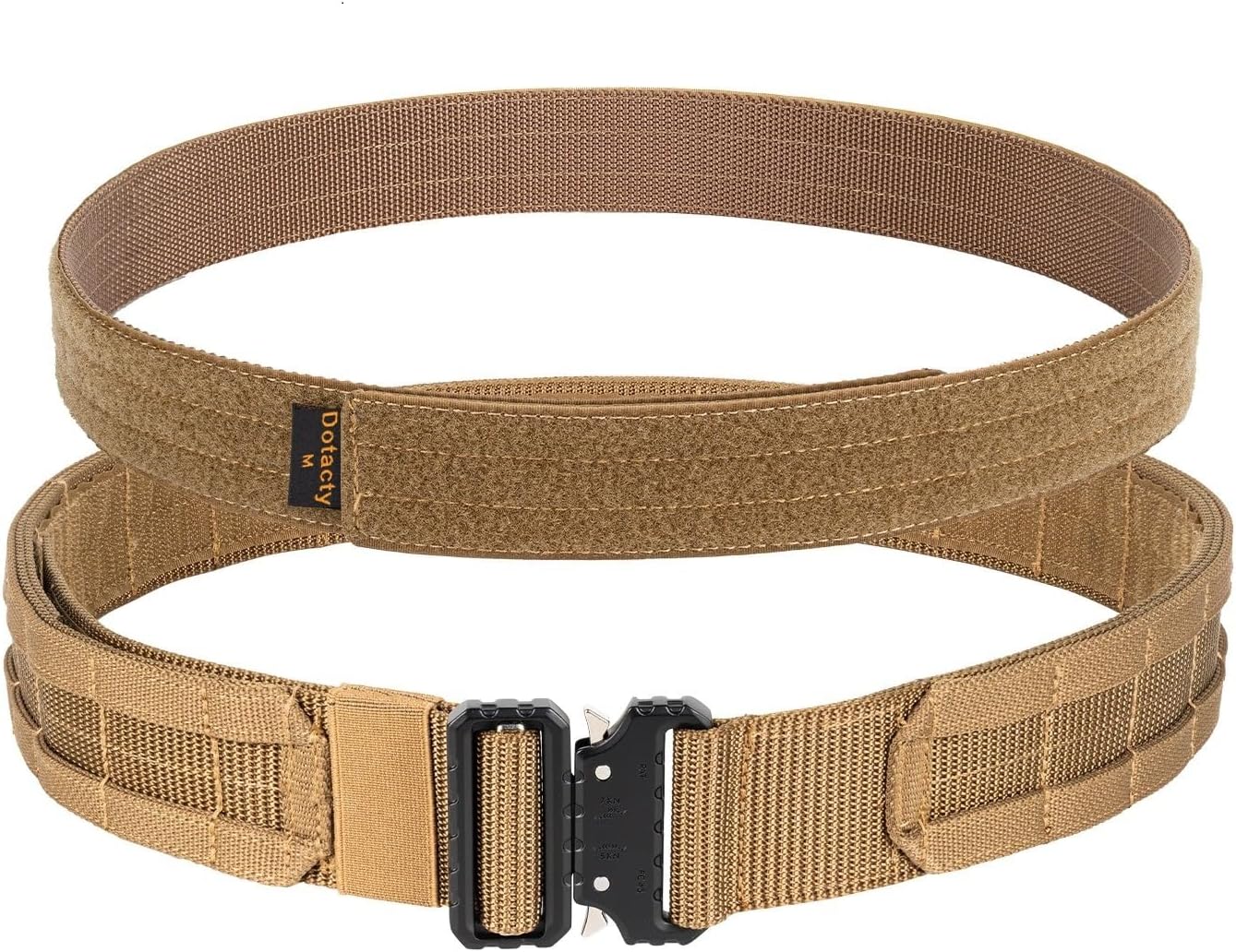 1.75" Tactical MOLLE Battle Belt with Quick Release Buckle 1.5" Inner Belt