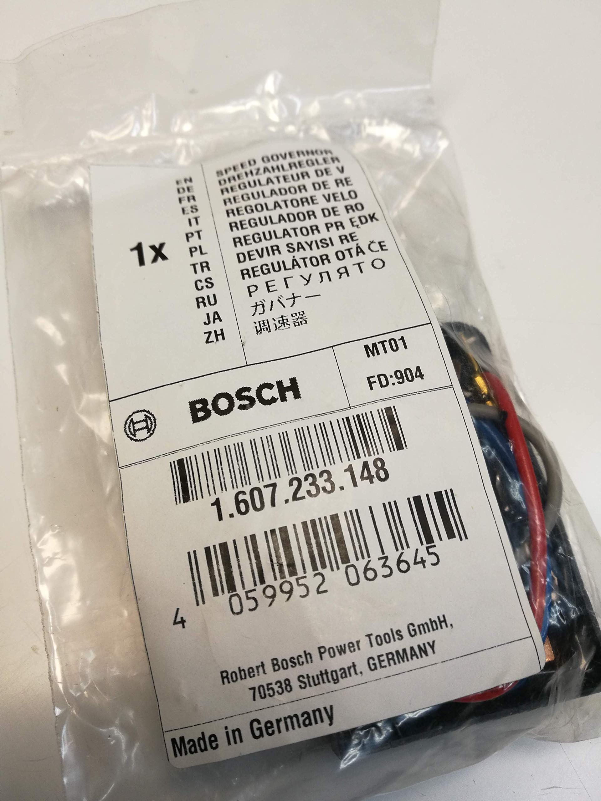 BOSCH Ricambio regolatore di velocità 1607233148 numero articolo 1607233148 EAN4059952063645
