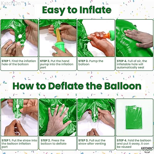 Miniatura 5 de KatchOn, Globo verde oscuro del número 28 de 40 pulgadas, globo verde del número 28 para decoraciones de cumpleaños de 28 para mujeres, globos