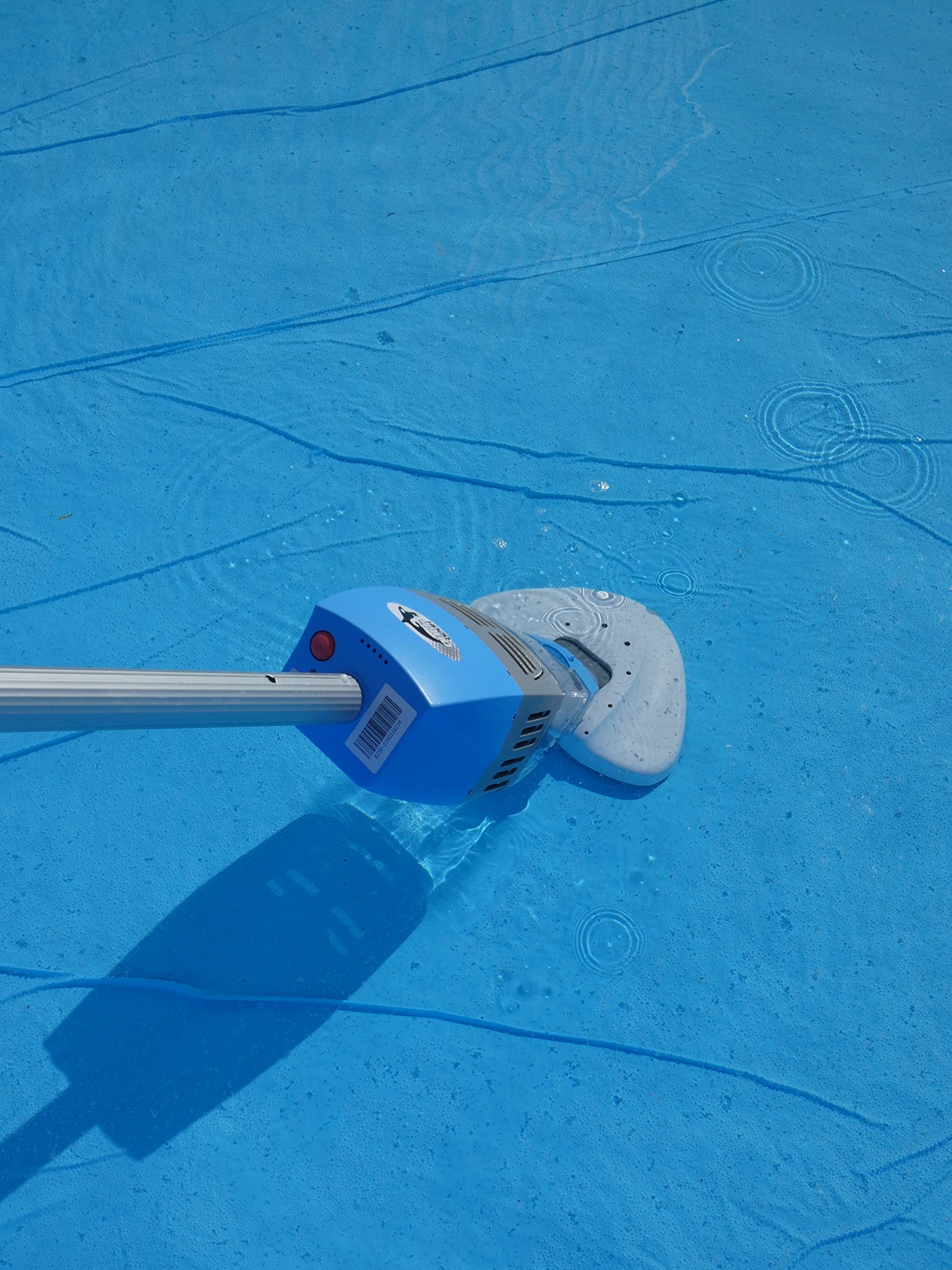 Orca 020 H - Robot Aspirateur sur Batterie - Idéal pour Piscine Et Spa Gonflable- sans Fil - Fourni avec Poignée Ergonomique et Manche Télescopique - Tamis Filtrant