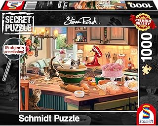 Comprar Schmidt Spiele Puzle Secret 59919, 1000 Piezas, en la Mesa de la Cocina, Multicolor