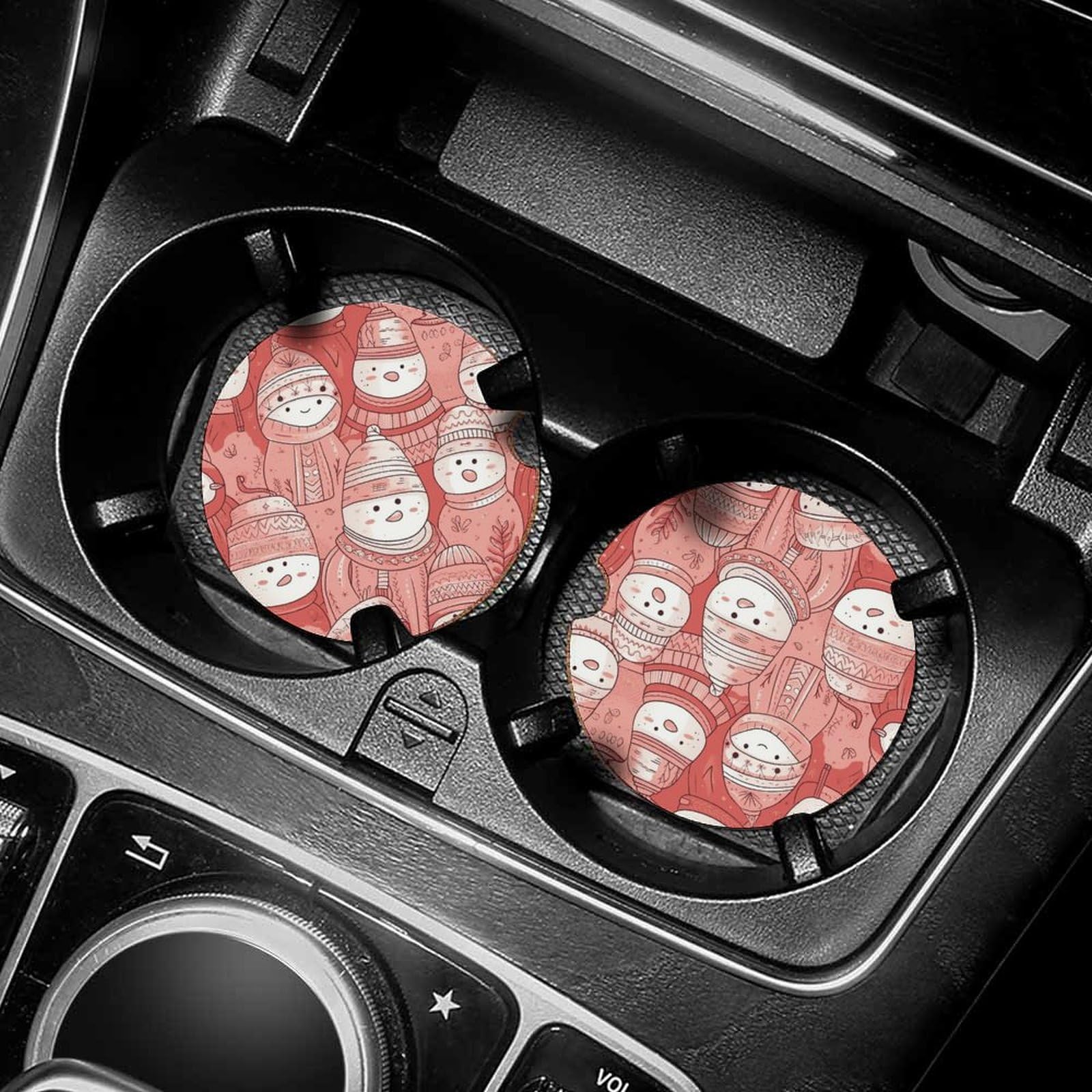 Dessous de verre pour voiture étanche anti-vibration en liège