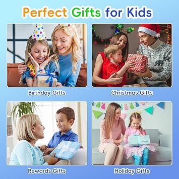 Kids Smart Phone Toys for Boys, Toddler Phone with 2.8 Inch Touchscreen, HD Dual Cameras, 25 Learning Games, MP3 Player/Story with SD Card, Toddler Toys Christmas Birthday Gifts for Ages 3-12, Blue