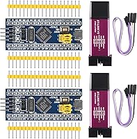 Vista 8 de Alinan 2 unids ST-Link V2 Unidad de Programación Emulador Descargador (color al azar)+2pcs STM32F103C6T6 Placa de desarrollo de sistema mínimo