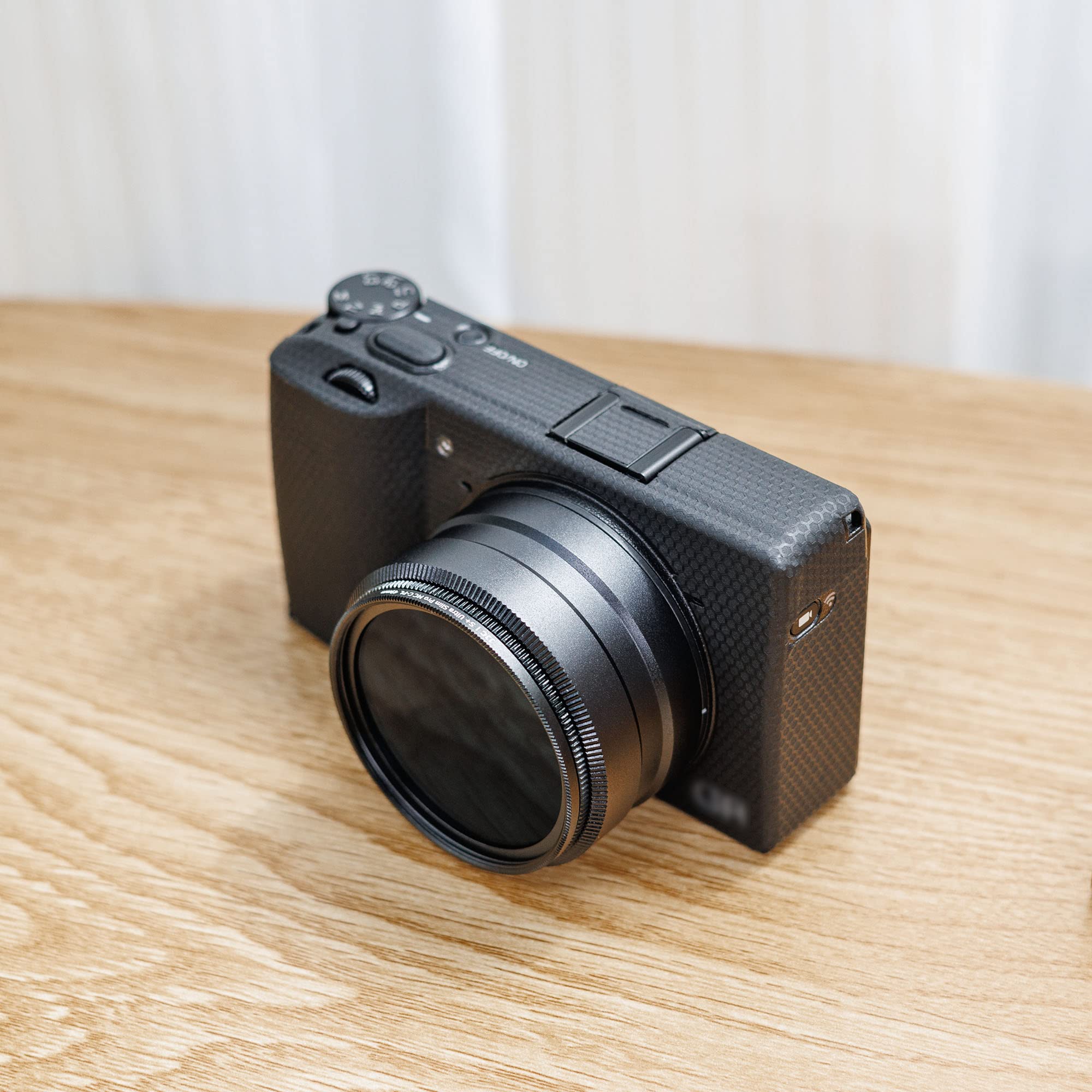 JJC Bague d'adaptation de Filtre en métal pour Appareil Photo RICOH GR IIIx GR IIIx HDF GR3x avec lentille de Conversion GT-2, Remplacement pour Adaptateur d'objectif RICOH GA-2