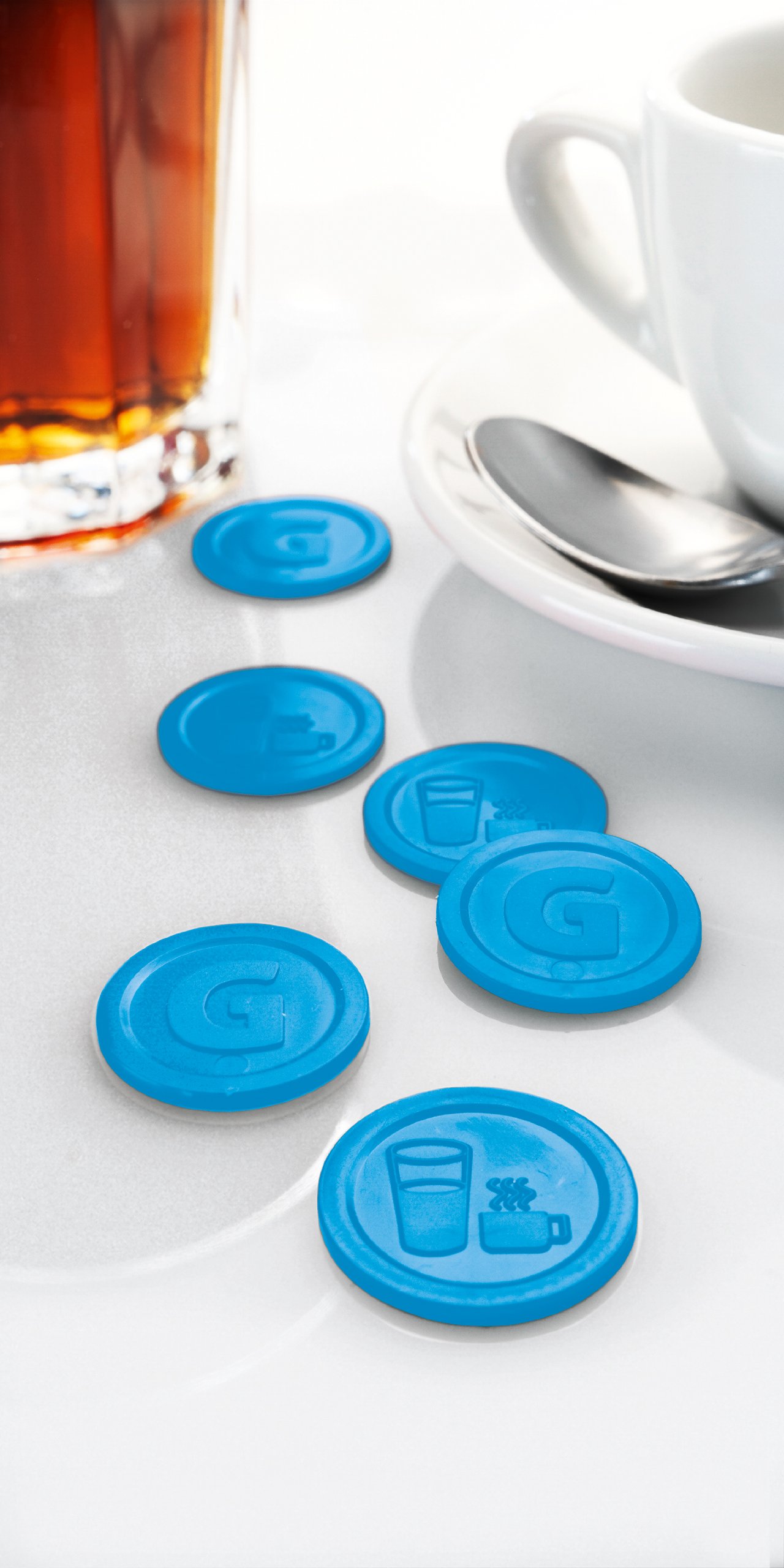 SBV DRINK コイン Amazon.com: Sigel WM007 Tokens Drinks, Blue, Ø 0.98 inch