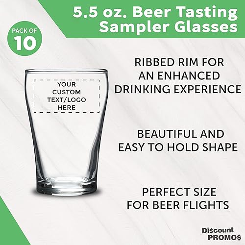 Miniatura 3 de Vasos de chupito personalizados de 5.5 onzas, juego de 10, paquete personalizado a granel, muestreador, ideal para bodas, fiestas, cumpleaños,