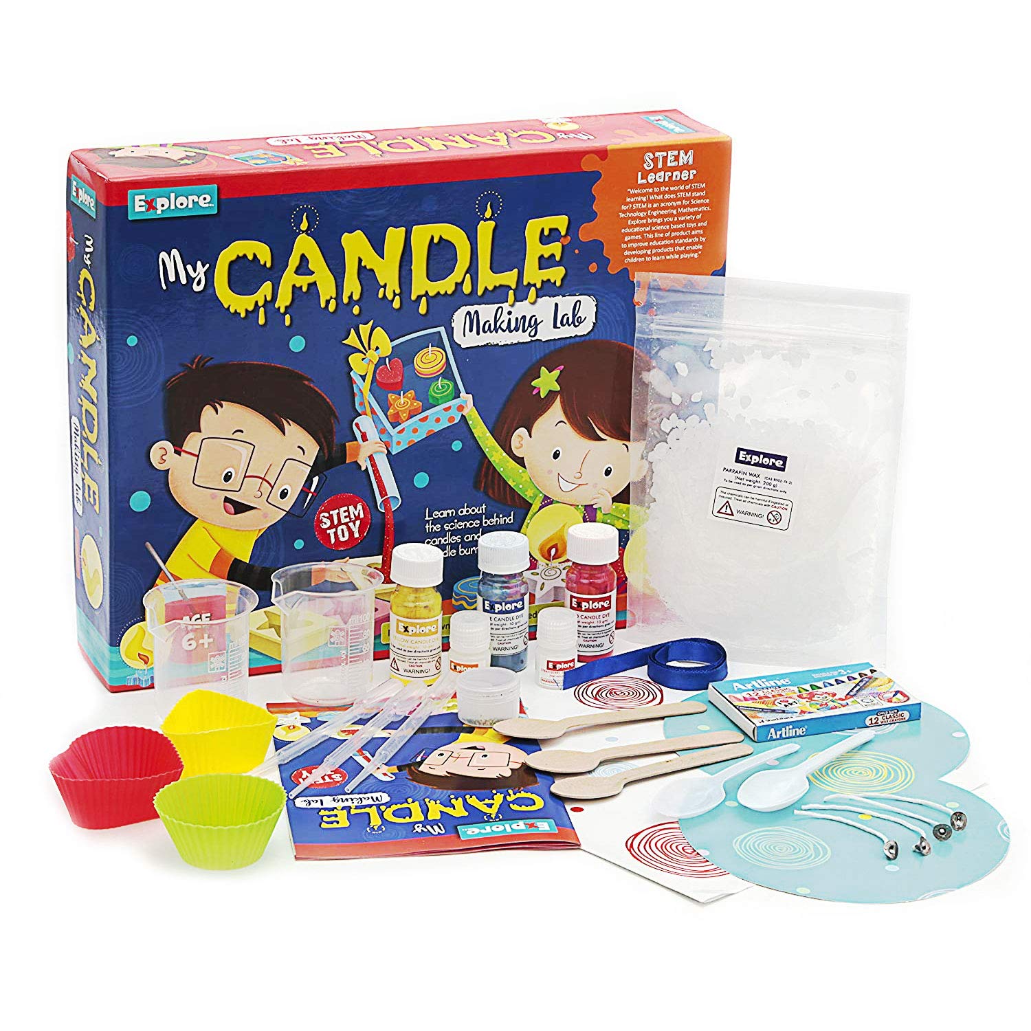 Buy Mighty Mojo STEM Learner My Candle Making Lab, Candle Making Kit, Gift for Kids, Great DIY