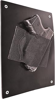 Bluestone Safety Under The Desk Holster| Bedside Holster| Wall Mounted Tactical Gun Holster| Under The Desk Pistol Gun Holder| Fits Nearly Any Handgun