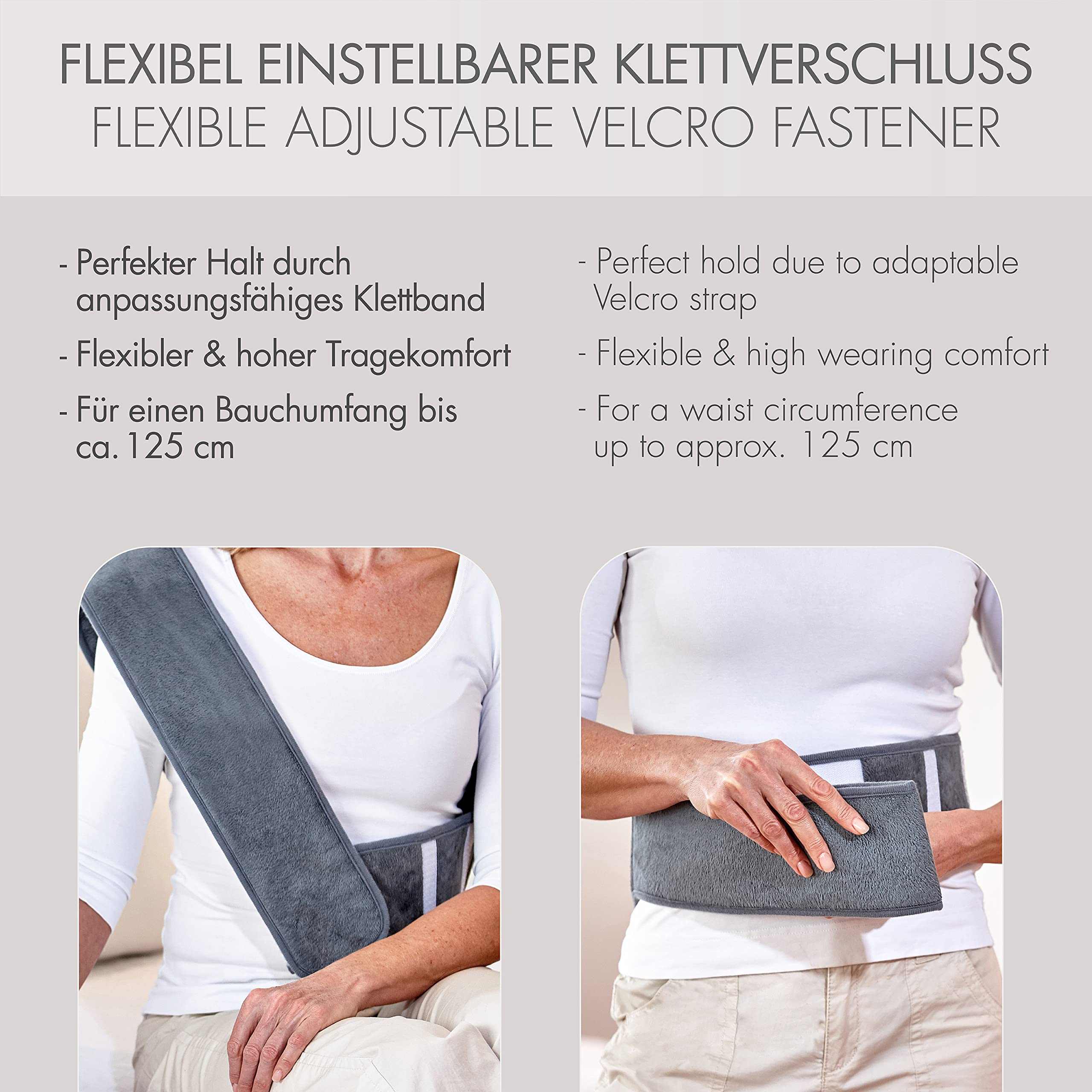 Promed HGP-1.7 Ceinture Thermique Automatique Pour Dos et Reins Avec 10 Niveaux de Température