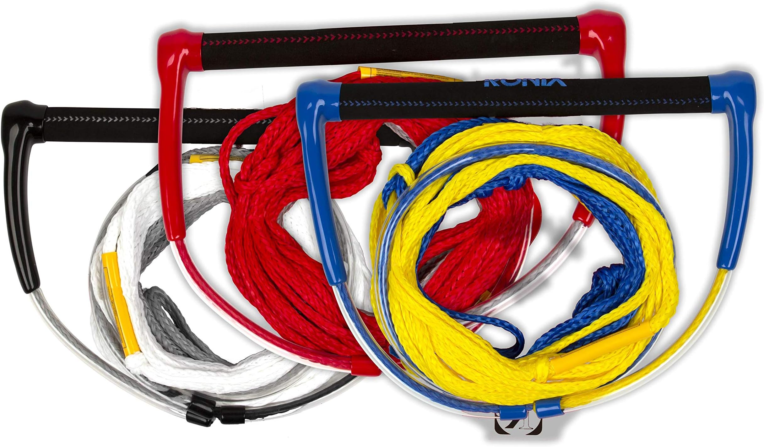 Ronix Combo 2.0 Hide Grip Wakeboard Handle w/65 ft. 4 - Section PE Rope - Assorted Colors