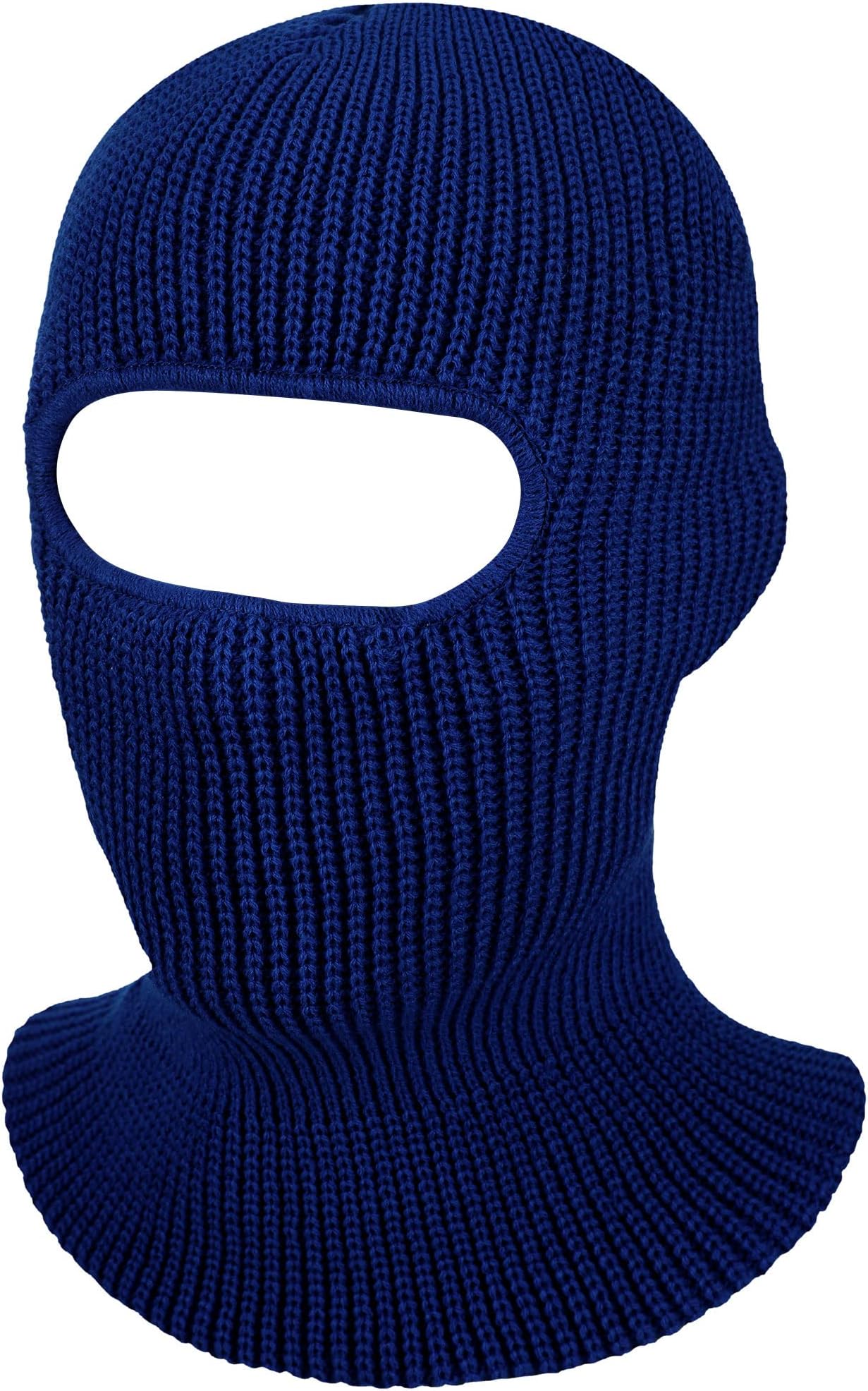 Balaclava Face Mask Soft Breathable Multipurpose Windproof Balaclava 1 Hole Knitted Motorcycle Ski Mask for Adult Winter