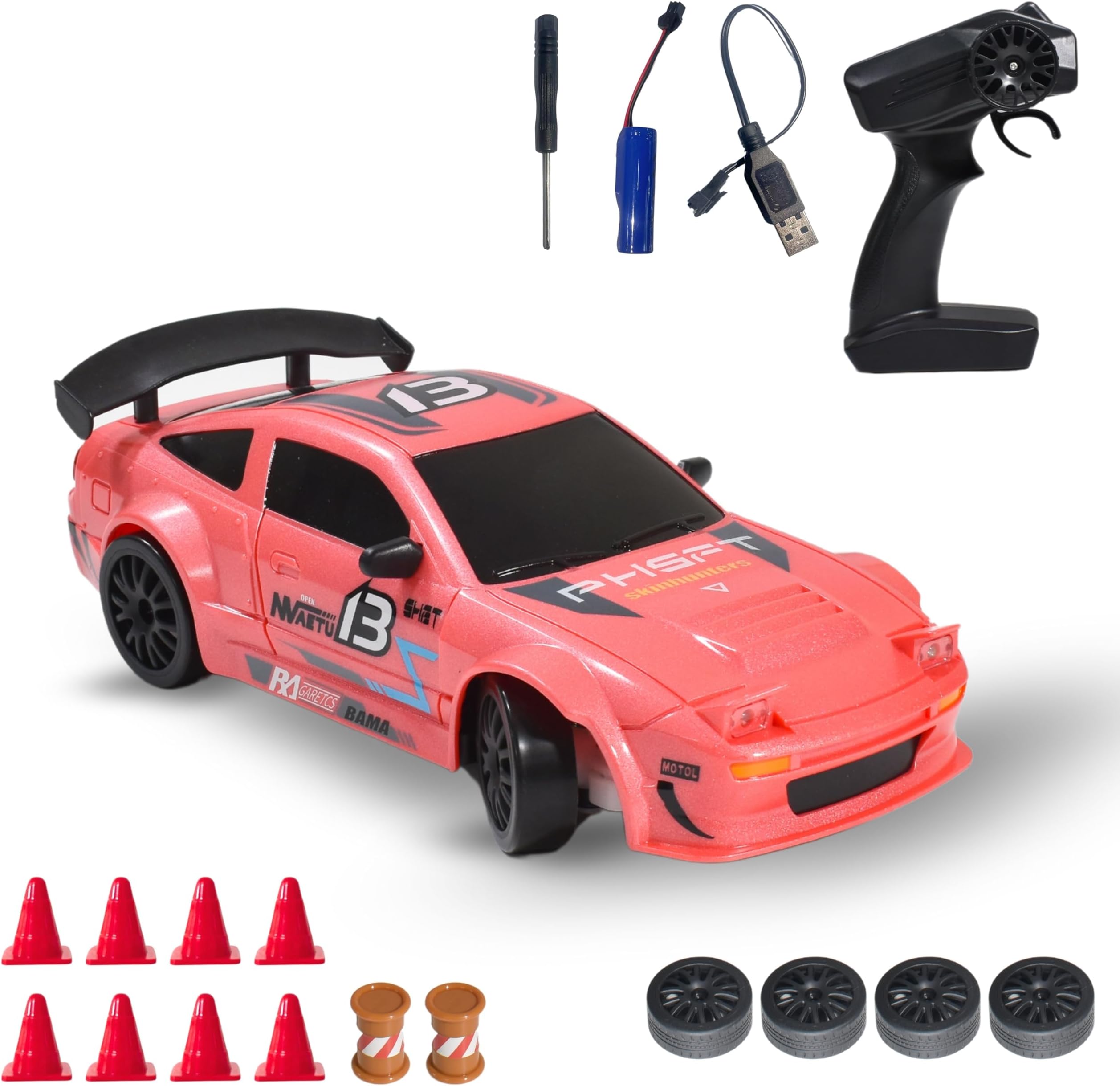 L.O.T TOYS Night Wolf Remote Control Car | 20Kmph, 2.4Ghz | Rc Drift ...