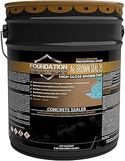 Armor AG Brown Seal 25 Brown Tinted Exposed Aggregate Sealer