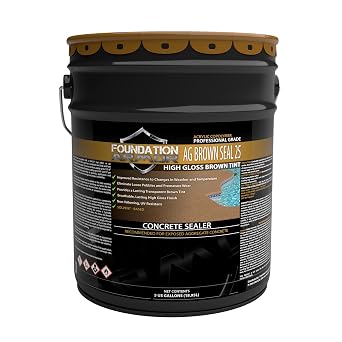 Armor AG Brown Seal 25 Brown Tinted Exposed Agregate Seal