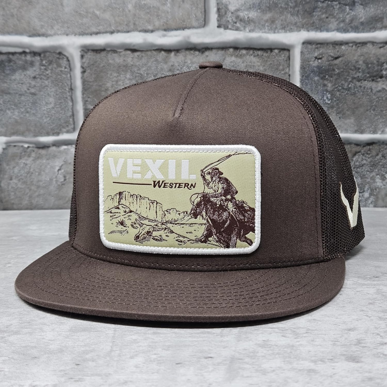 Vexil Adjustable Snapback Rodeo Southwest Inspired Western Lifestyle Brand Patch Meshback Hat