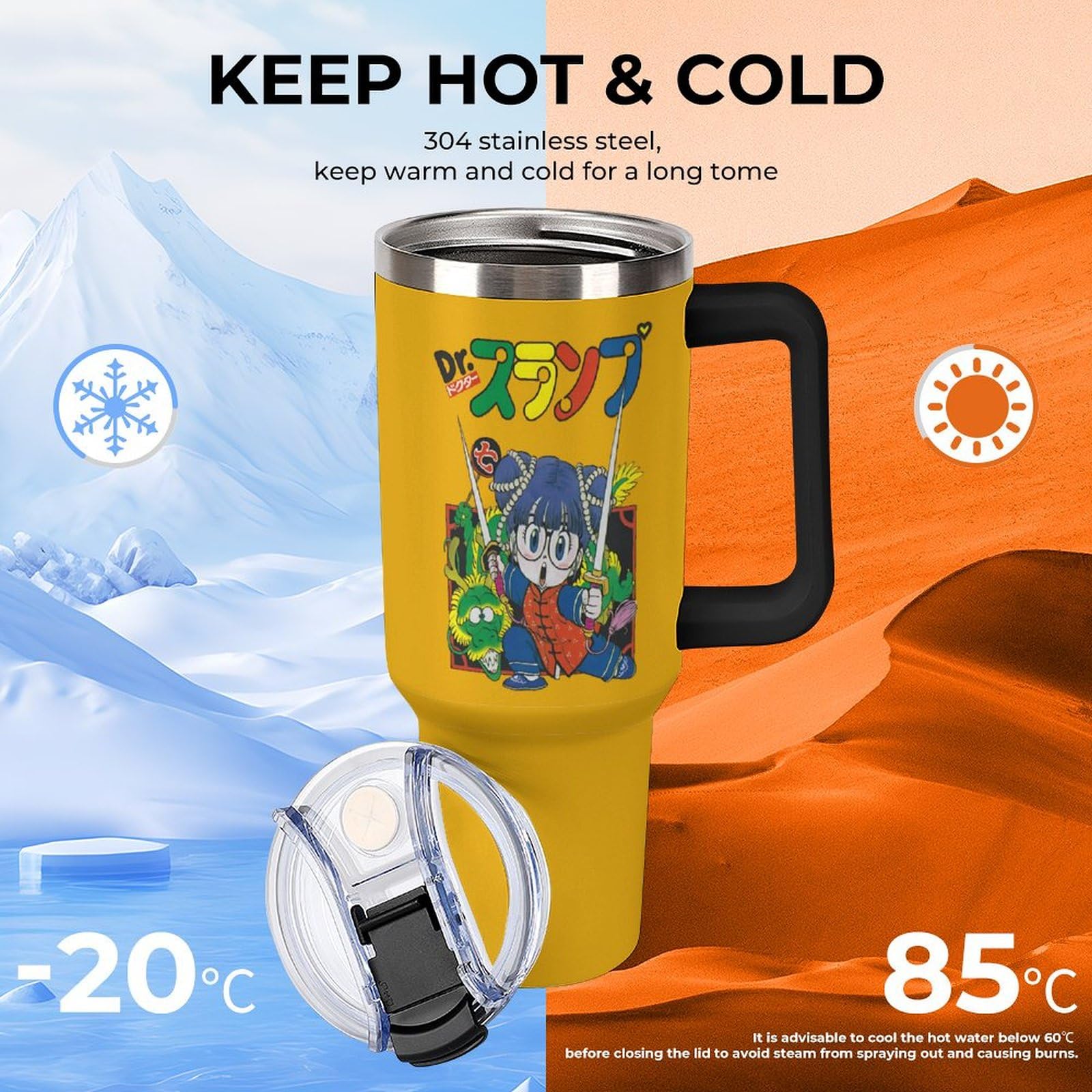 Amazon.co.jp: ドクタースランプ アラレちゃん タンブラー 水筒