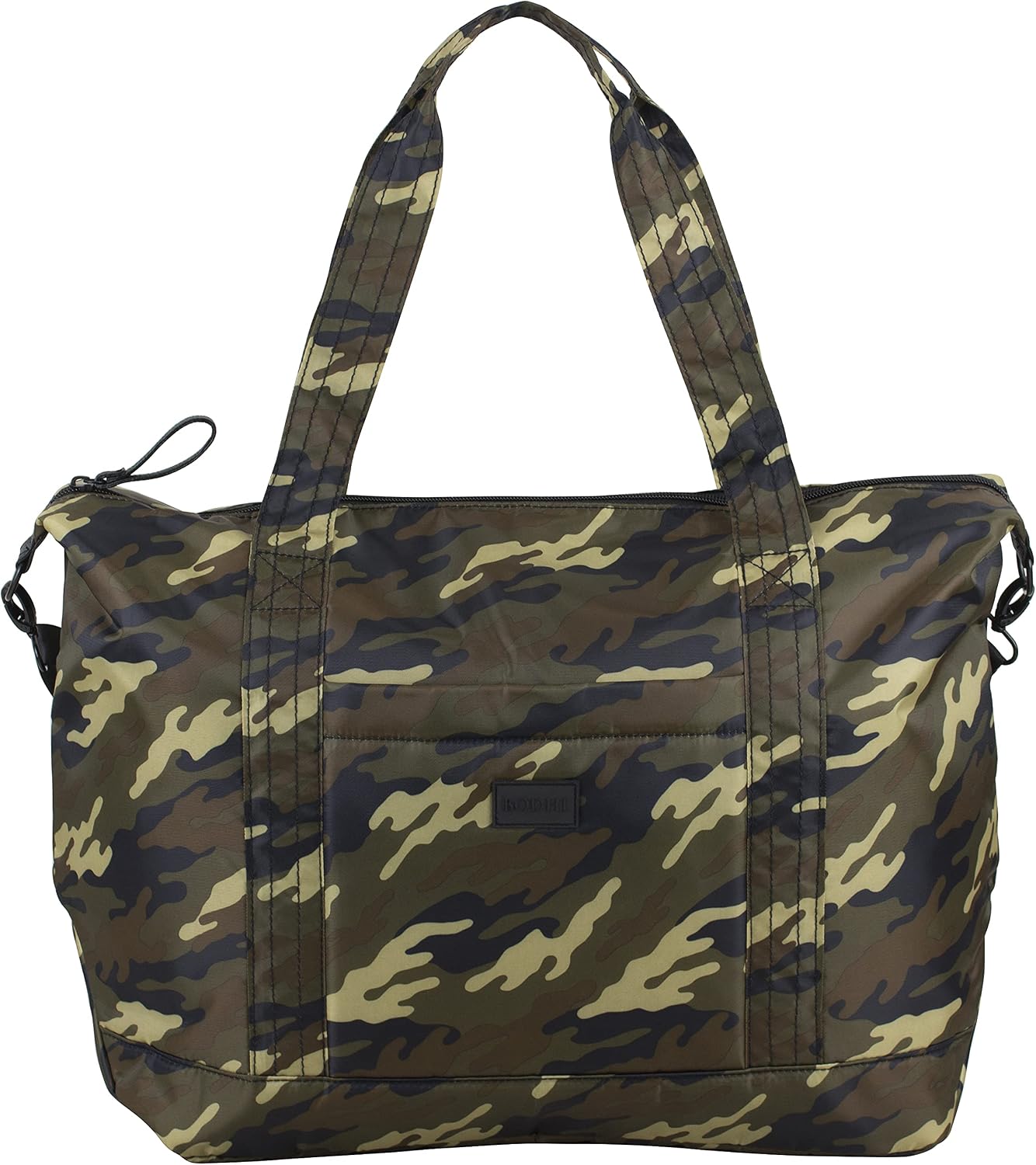 BODHI Metro Soft Puffy Shoulder Bag Travel Duffel Tote Carry on Luggage Sport Weekender Overnight Women For Spirit Airlines, Camo