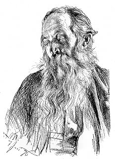ARTSLSBS vintage Posters Artwork Poster Prints Study of a Jew by Adolph Menzel Art Poster Picture for Home Decor 60x90cm