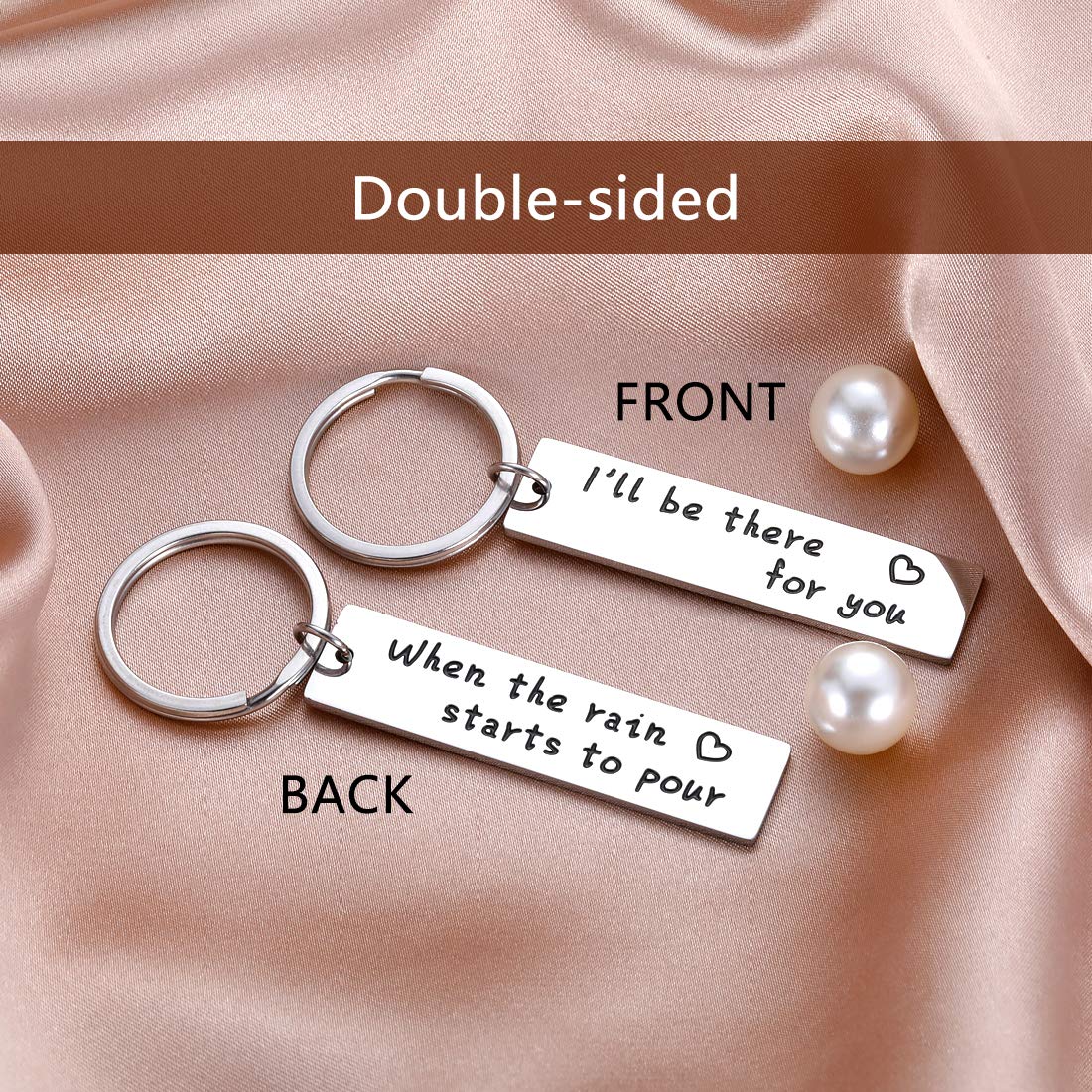 Tritiara Friends TV Show Merchandise Quote Double-Sided Keychain