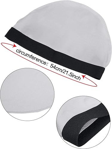 Miniatura 7 de 8 gorras de seda Durag con ondas elásticas para la cabeza, cola larga, correas anchas