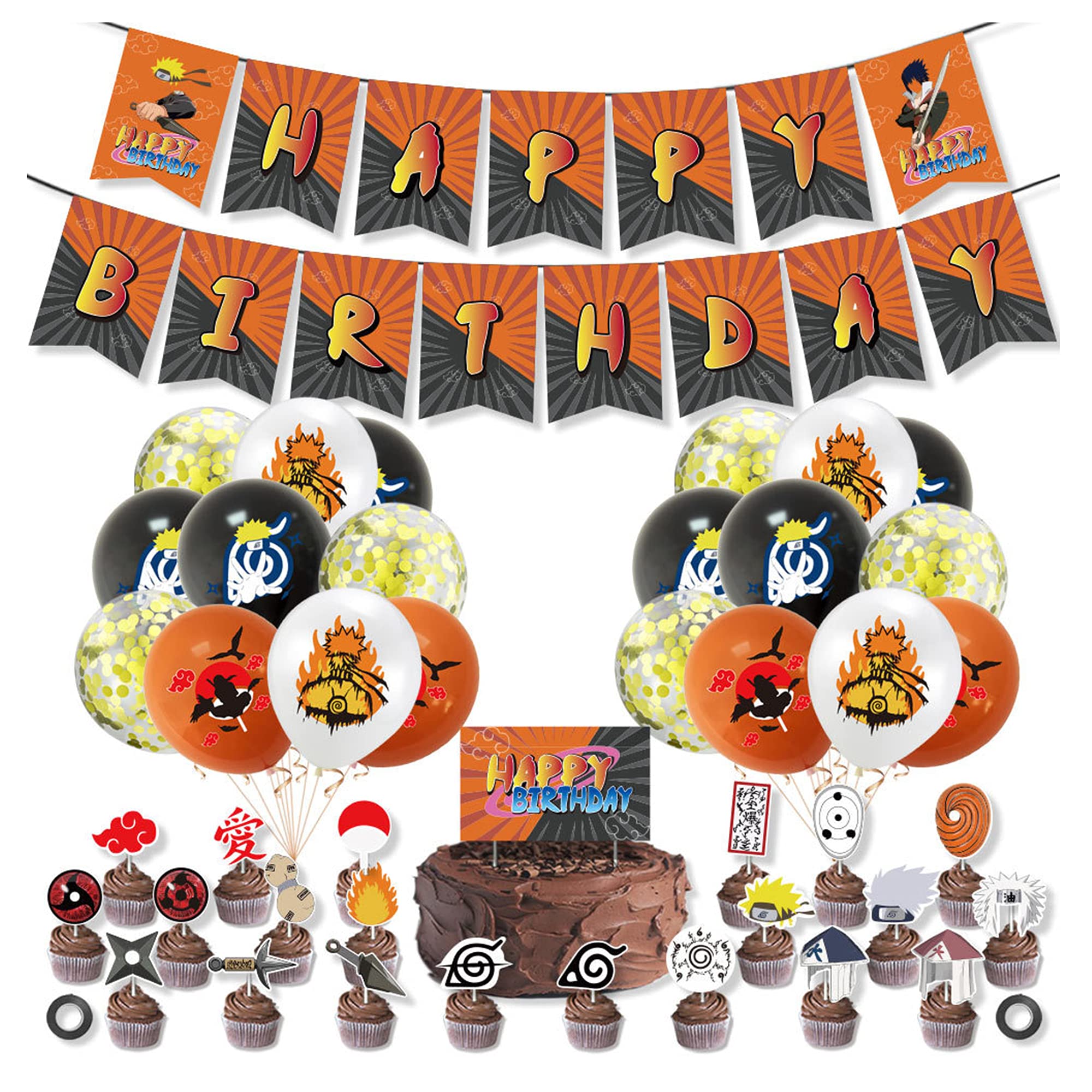 Buy Party Supplies Naruto Cake Topper Naruto Birthday Decorations