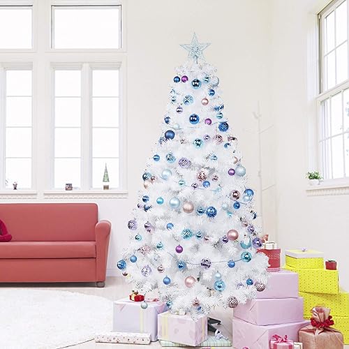 Miniatura 68 de Lulu Home Adornos de esferas para árbol de Navidad, 34 unidades, esferas colgantes Dorado