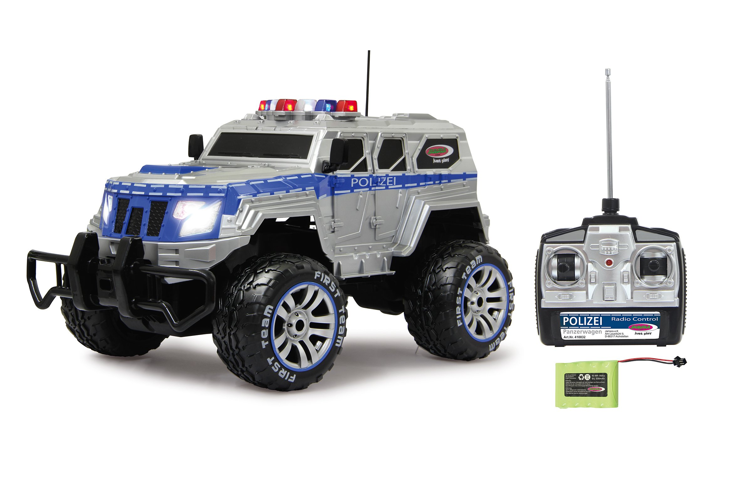 Jamara - Polizei Panzerwagen Monstertruck Coche (410032)