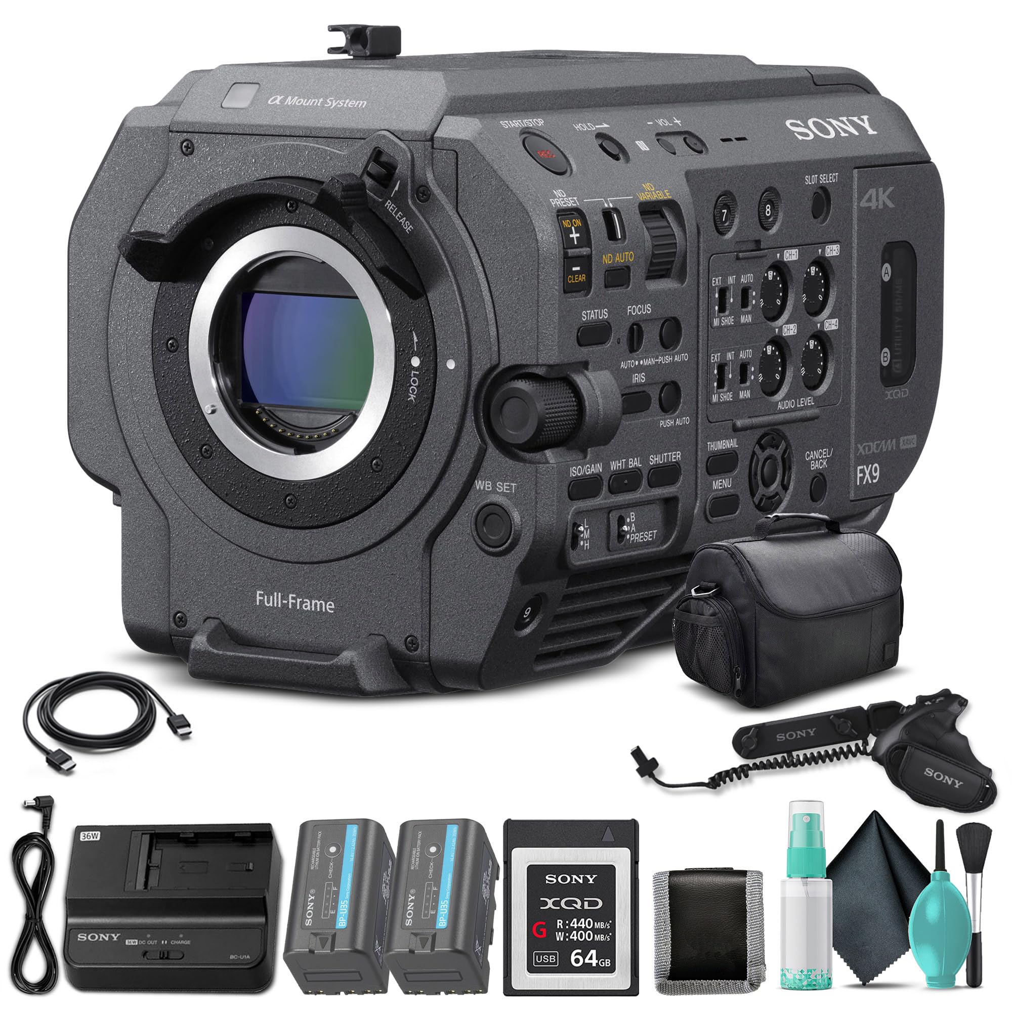 Amazon.com : Sony PXW-FX9 XDCAM 6K Full-Frame Camera System (PXW
